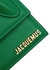 Le Chiquito Long green leather top handle bag - Jacquemus