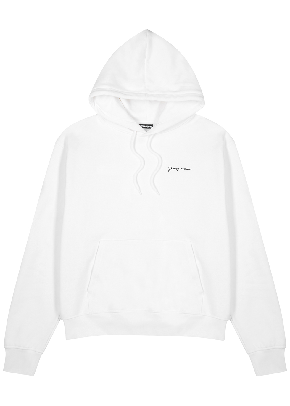 Jacquemus Le Sweatshirt Brode hooded cotton sweatshirt - Harvey Nichols