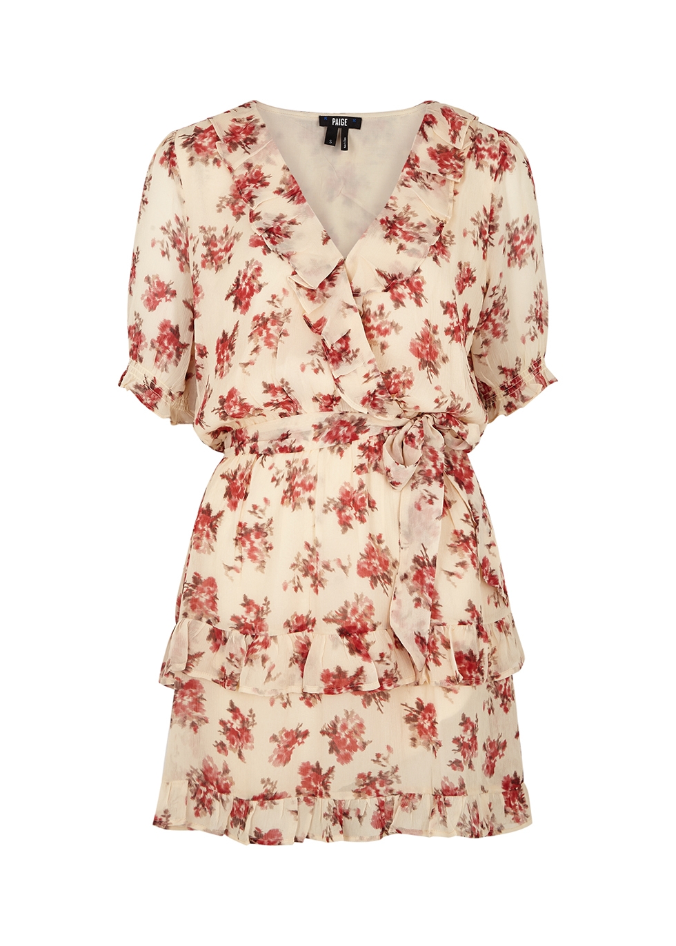 Paige Evonna floral-print silk-chiffon mini dress - Harvey Nichols