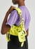 Le Cagole XS neon yellow leather shoulder bag - Balenciaga