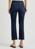 Le High Straight dark blue cropped jeans - Frame