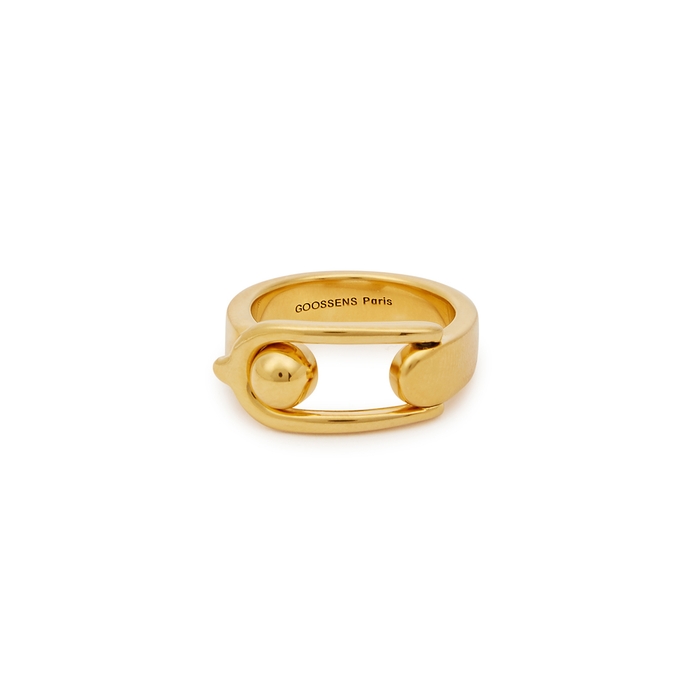 GOOSSENS Boucle 24kt Gold-dipped Ring