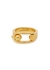 Boucle 24kt gold-dipped ring - GOOSSENS