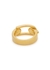 Boucle 24kt gold-dipped ring - GOOSSENS