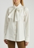 White striped cotton-blend shirt - palmer//harding