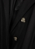 One Piece black wool-twill coat - palmer//harding
