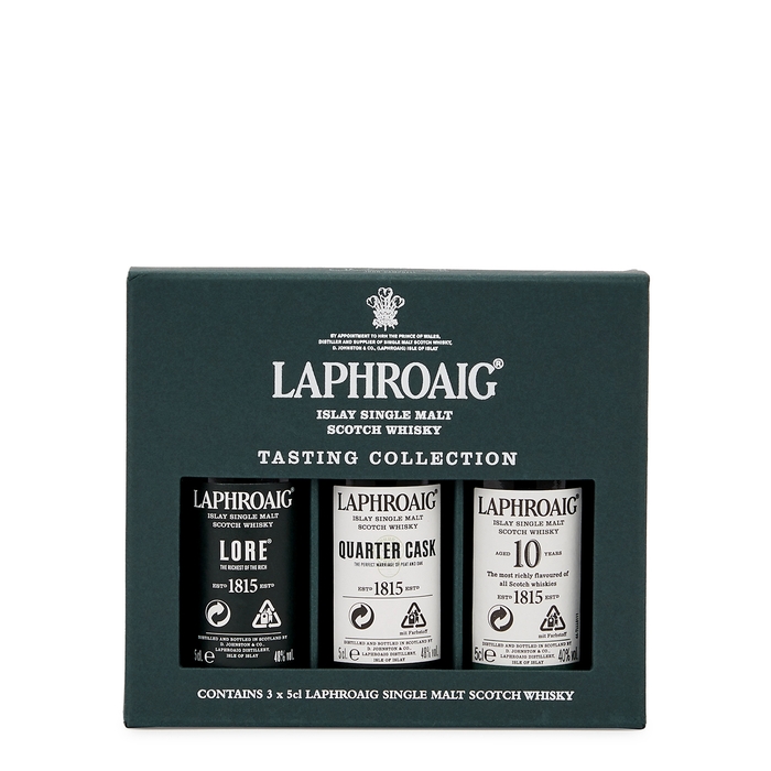 Laphroaig Single Malt Scotch Whisky Miniatures Gift Pack 3 X 50ml