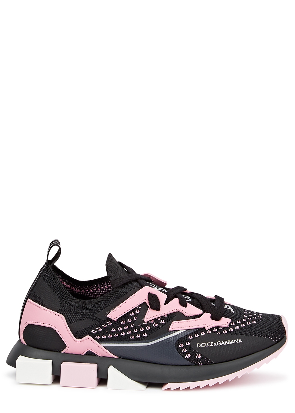 KIDS Black and pink panelled sneakers (IT30-IT35)