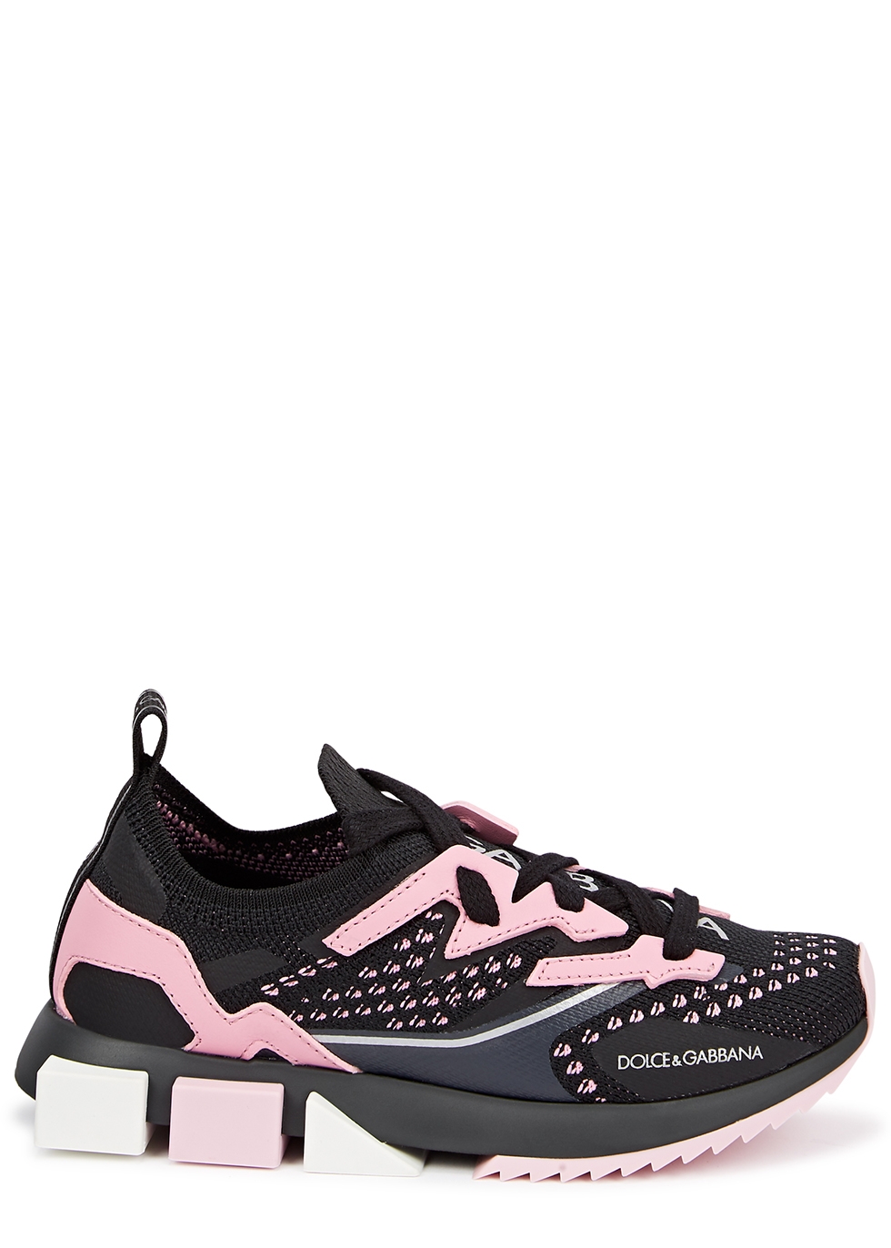 KIDS Black and pink panelled sneakers (IT28)