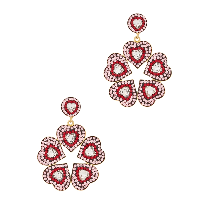 Soru Jewellery Eternal Crystal-embellished Drop Earrings