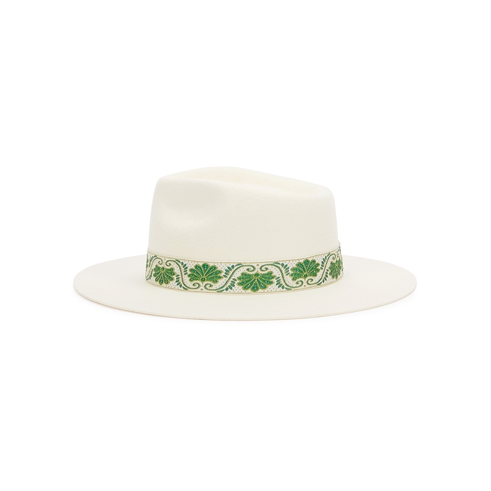 Lack Of Color Ivy Beverly Ivory Wool Fedora