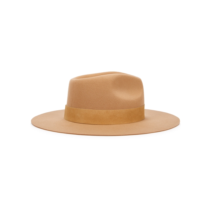LACK OF colour LACK OF COLOR THE MIRAGE SAND WOOL FELT FEDORA