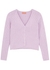 Florence lilac textured-knit cardigan - Kitri