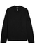 Black cotton-blend sweatshirt - Stone Island Shadow Project