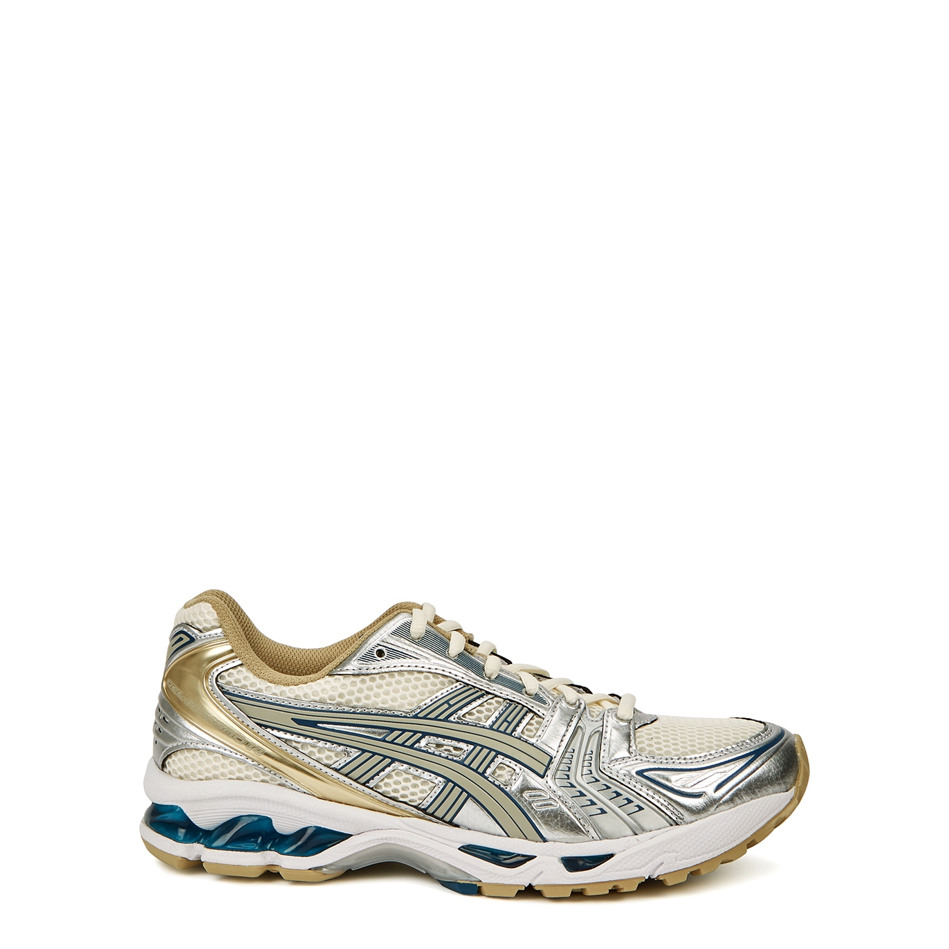 Asics Gel-Kayano 14 Panelled Mesh Sneakers - White And Grey - 3