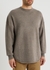 N°53 Crew Hop brown cashmere-blend jumper - extreme cashmere