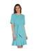 Crepe tie front flounce dress - Adrianna Papell