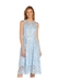 Embroidered tea length dress - Adrianna Papell