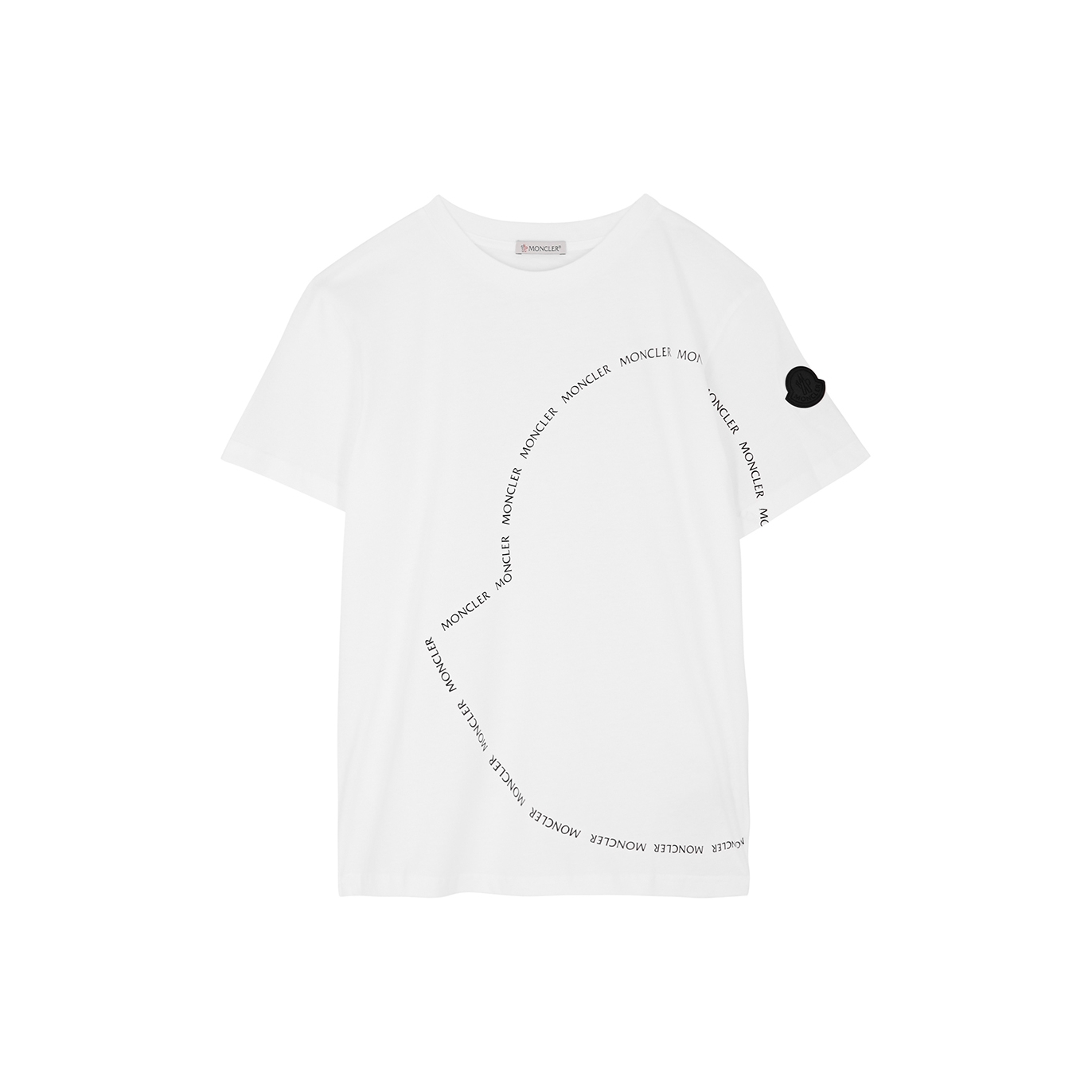 Moncler Kids White Logo-print Cotton T-shirt (12-14 Years) - 12 Years
