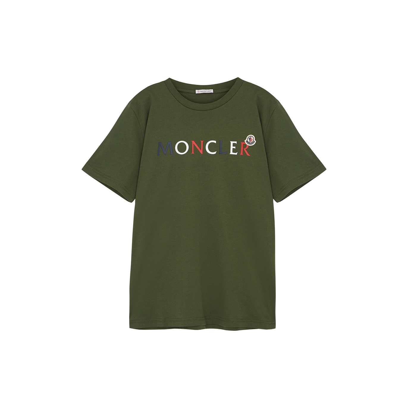 Moncler Kids Logo Cotton T-shirt - Green - 12 Years