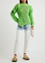Green open-knit cotton-blend jumper - Stella McCartney