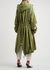 Green hooded cotton-blend coat - Stella McCartney