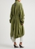 Green hooded cotton-blend coat - Stella McCartney