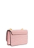 M Mini pink crocodile-effect leather shoulder bag - MOSCHINO