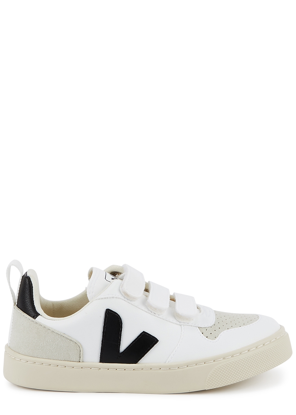 KIDS V-10 white leather sneakers (IT28-IT35)