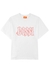 White logo cotton T-shirt - BOSSI Sportswear