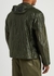Army green hooded Kan-D nylon jacket - C.P. Company
