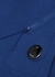 Blue logo cotton shorts - C.P. Company