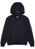 Diagonal Raised navy hooded cotton sweatshirt - C.P. Company