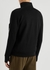 Black half-zip cotton sweatshirt - C.P. Company