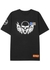 Flaming Skull black printed cotton T-shirt - Heron Preston