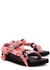 Trekky pink bandana-trimmed sandals - Arizona Love