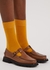 Alber Sport brown leather T-bar loafers - Hereu