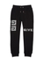 KIDS Black logo-appliquéd cotton-blend sweatpants (6-12 years) - Givenchy