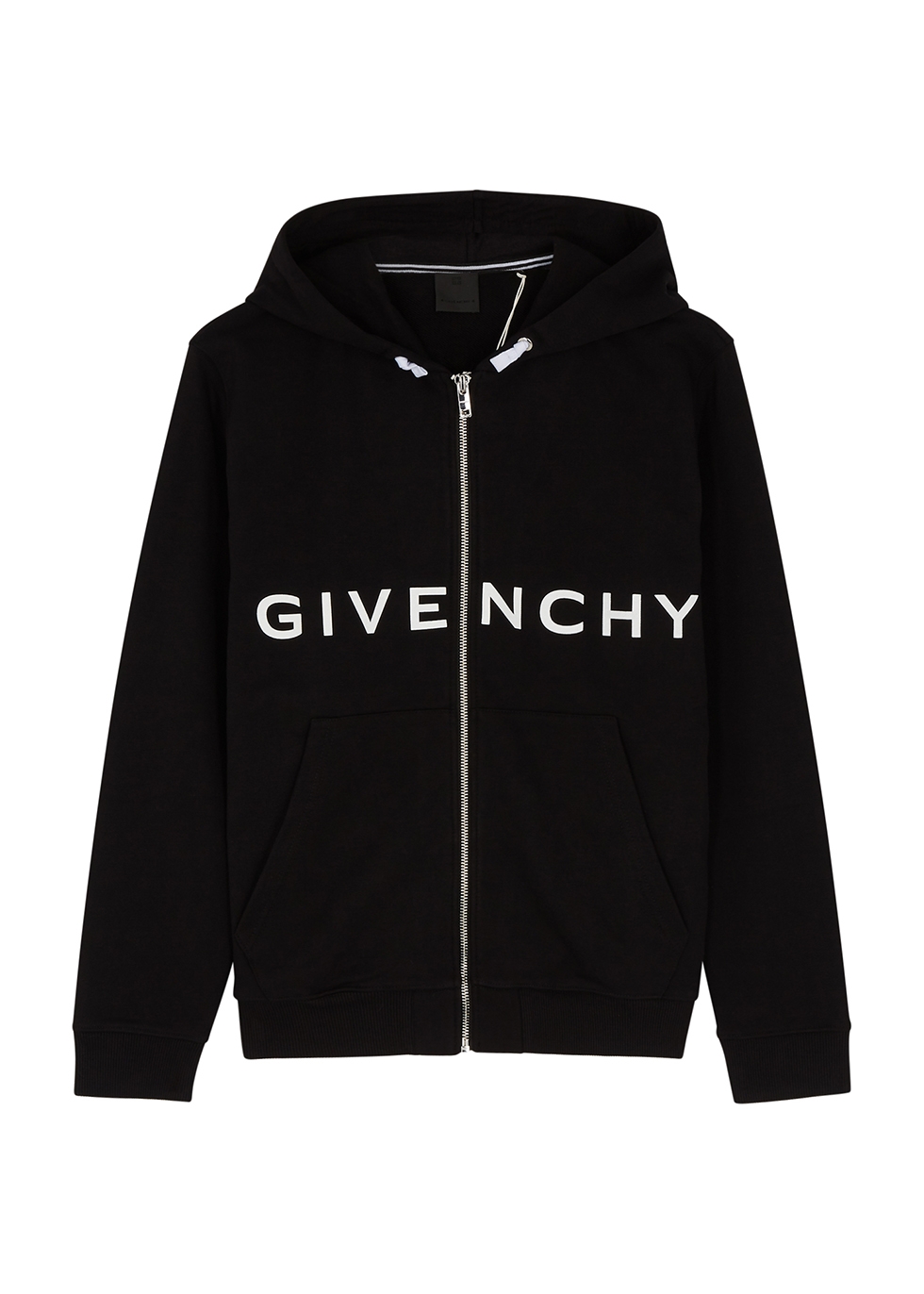 Givenchy KIDS Black logo hooded jersey sweatshirt (14 years) - Harvey ...