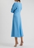 Blue crepe midi dress - Victoria Beckham