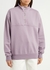 Purple half-zip cotton sweatshirt - COLORFUL STANDARD