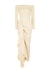 Lotus ivory ruffle-trimmed maxi dress - Solace London