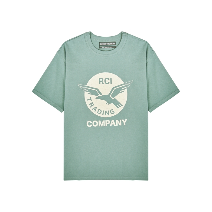 Reese Cooper Trading Company Green Cotton T-shirt