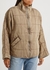 Light brown quilted cotton jacket - Free People