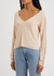 Starlight blush pointelle ribbed-knit top - Free People