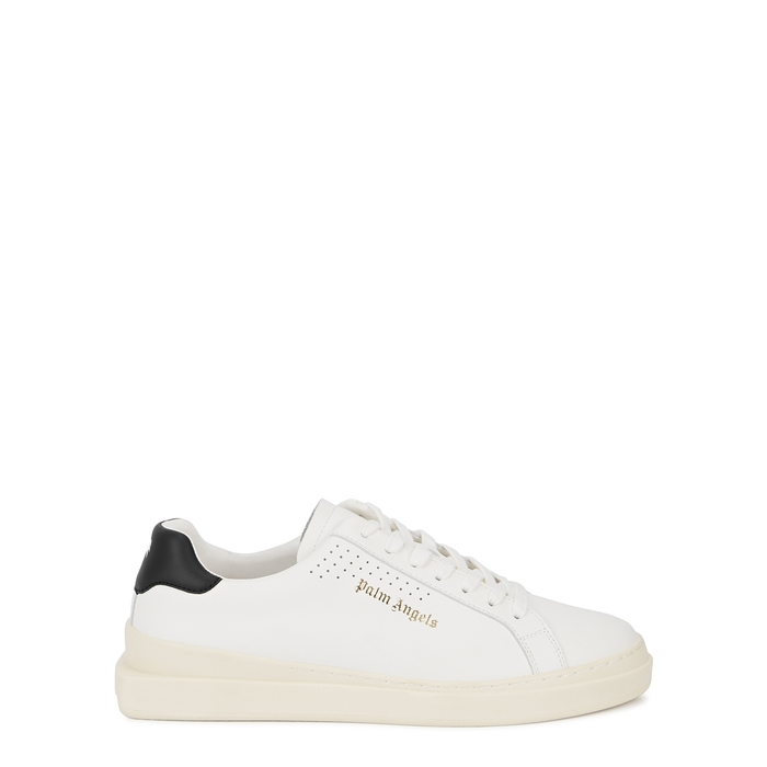 Palm Angels Palm Two White Leather Sneakers