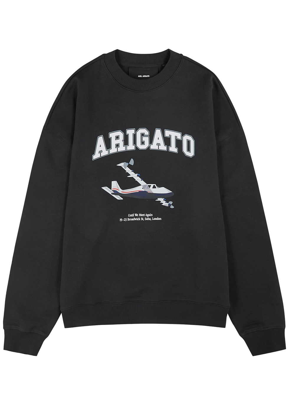 Voyage dark grey logo cotton sweatshirt