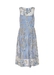 Floral embroidery flared dress - Adrianna Papell