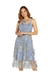 Floral embroidery flared dress - Adrianna Papell