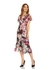 Floral print combo wrap dress - Adrianna Papell
